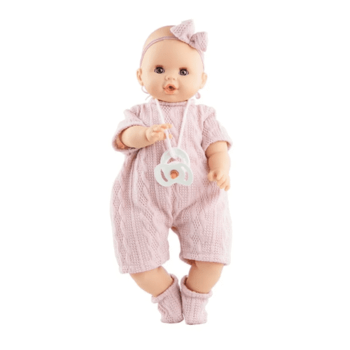 pop sonia lichtroze met mechanisme 36cm