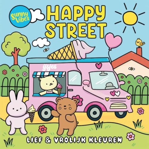 sunny vibes kleurboek happy street