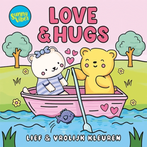 sunny vibes kleurboek love en hugs