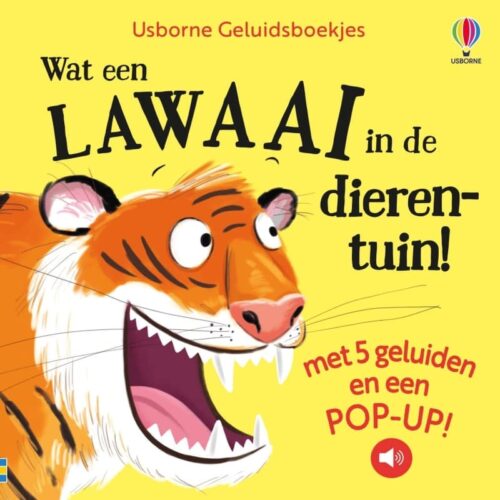 geluidenboek wat een lawaai in de dierentuin!