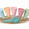 zandset ijsjes 6 delig pastel