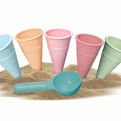 zandset ijsjes 6 delig pastel