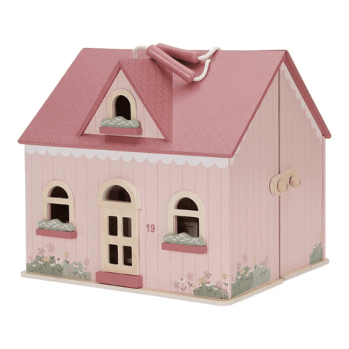 little dutch draagbaar houten poppenhuis