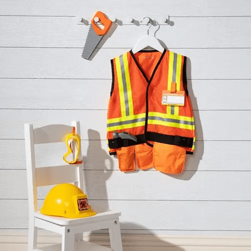 melissa and doug construction worker costume 3 6 jaar