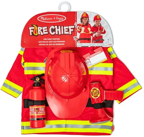 melissa and doug fire chief costume 3 6 jaar