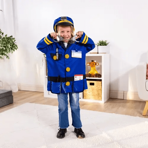 melissa and doug police officer costume 3 6 jaar