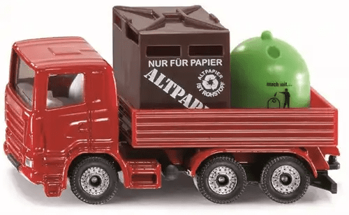 siku sk0828 glascontainer recycling transport