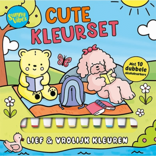 sunny vibes kleurset cute