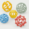 tickit silisoft flexibele ballen (regenboog) pk5