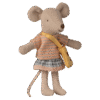 maileg little sister mouse with bag