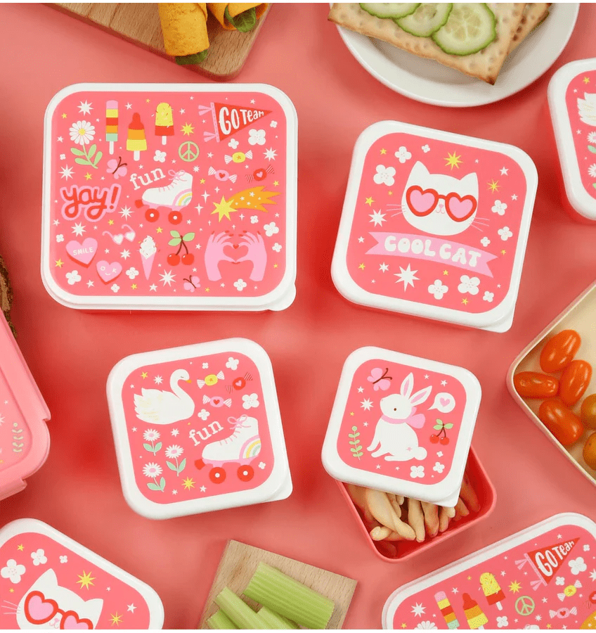 lunch en snack box set – fun