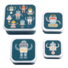 lunch en snack box set – robots