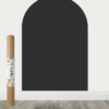 tix en mix magnetische muursticker magneetbord black mystery + 2 krijtjes