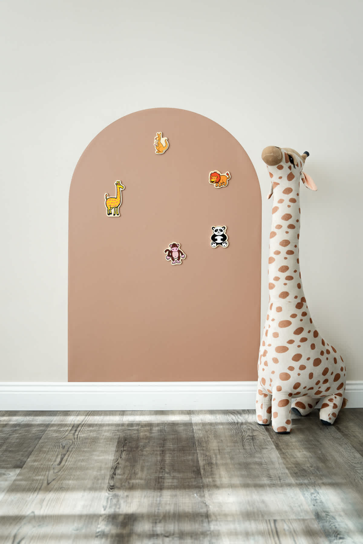 tix en mix magnetische muursticker magneetbord brown sugar + 2 krijtjes