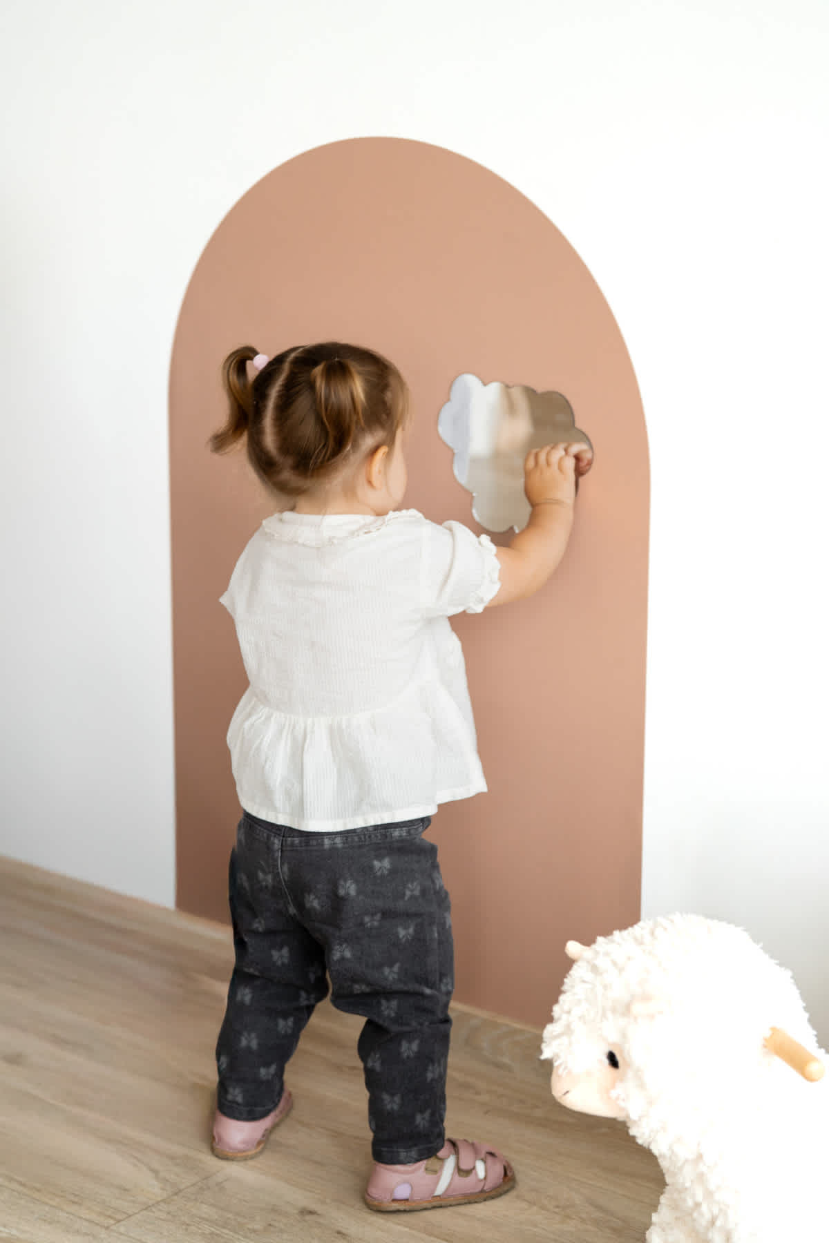 tix en mix magnetische muursticker magneetbord brown sugar + 2 krijtjes
