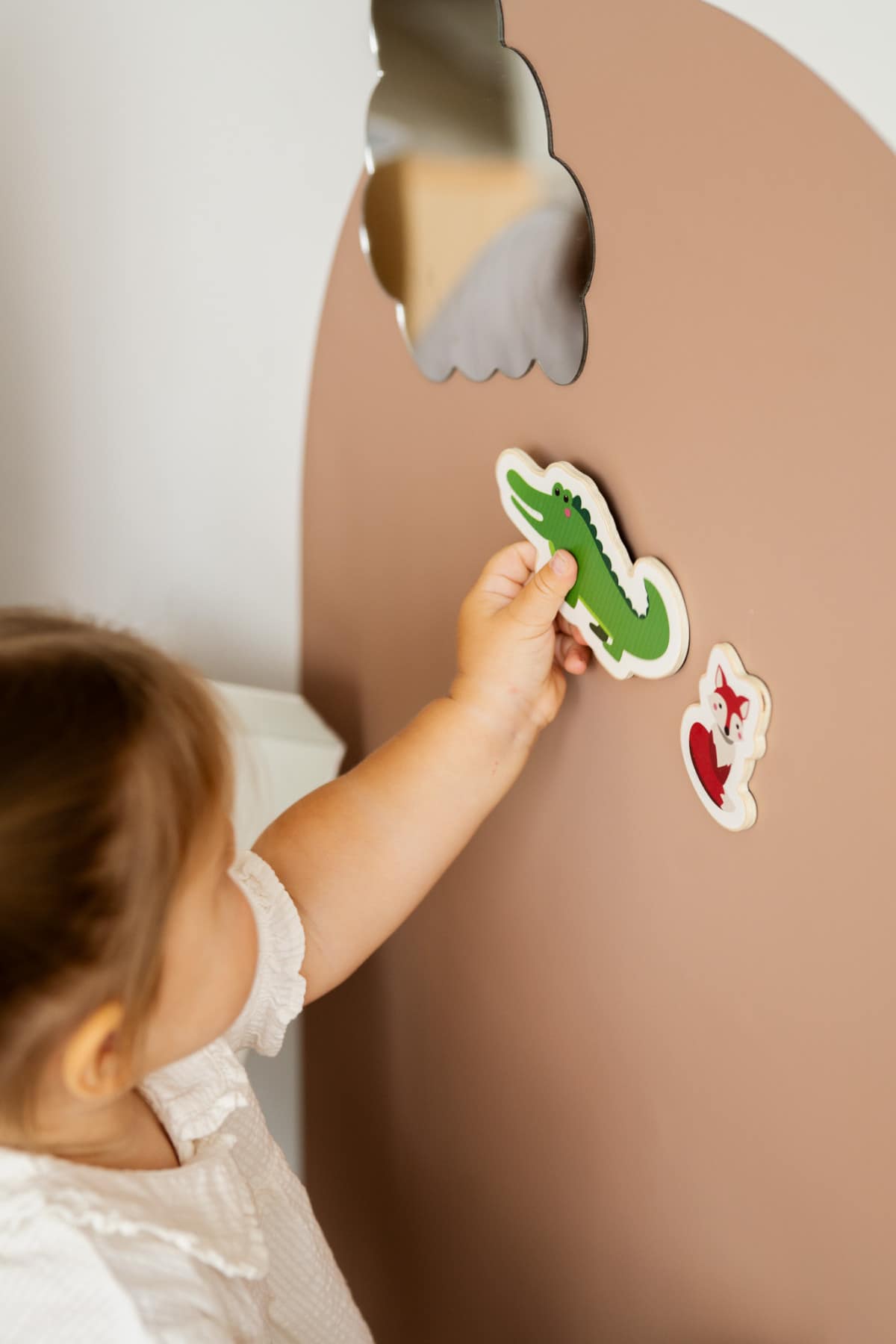 tix en mix magnetische muursticker magneetbord brown sugar + 2 krijtjes