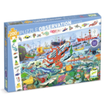 djeco observatie puzzel de geheimen van de zee 200 pcs 6+