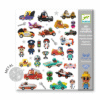 metallic stickers crazy motors