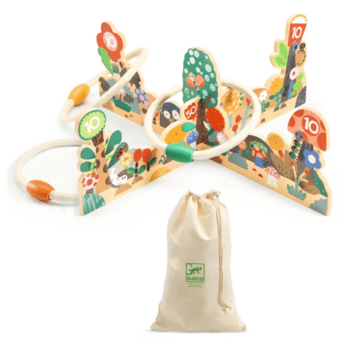 djeco houten ringwerp spel gardino +4