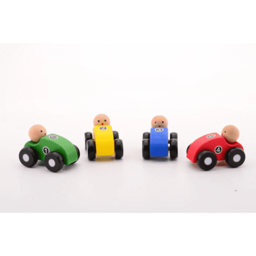 jouéco houten raceauto (4 ass.)
