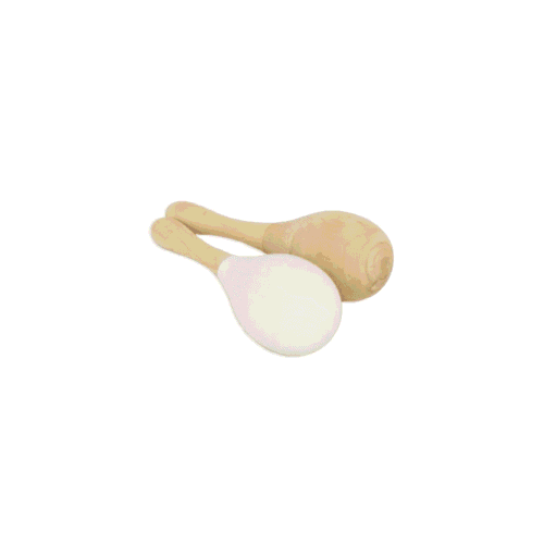 pellianni wooden shaker/rammelaar naturel