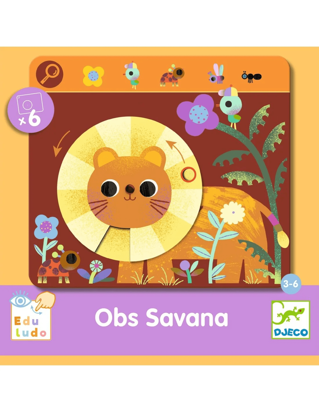 djeco observatie spel obs savana 3 6 jaar