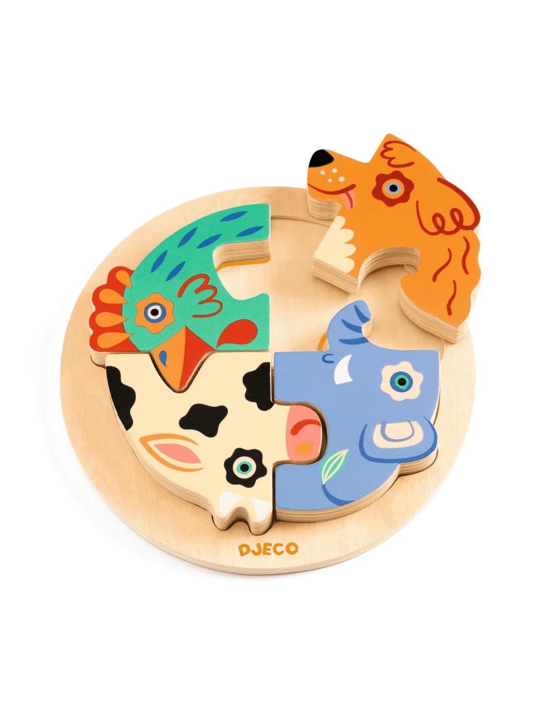 djeco legpuzzel rondo dog +2