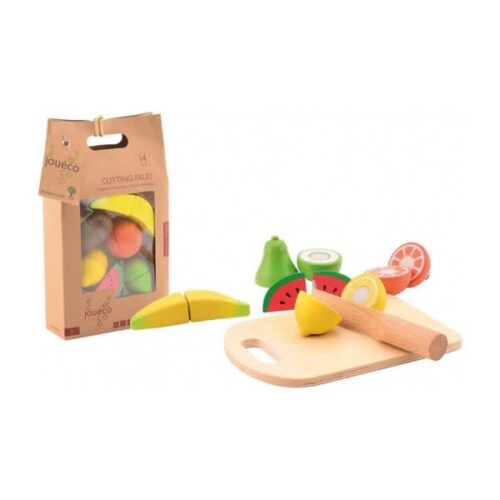 jouéco houten snijfruit (14 delig)
