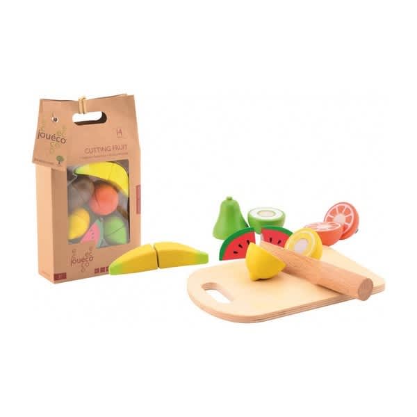 jouéco houten snijfruit (14 delig)