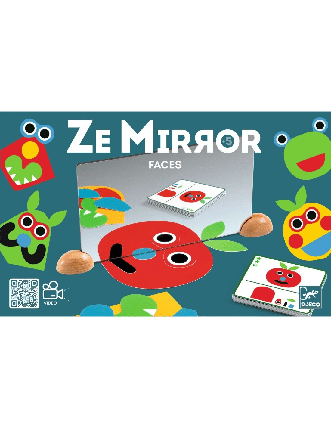 djeco construction game ze mirror faces +5