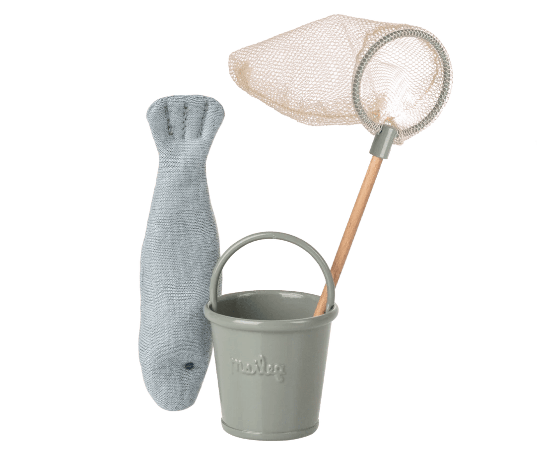 maileg fishing set, mouse