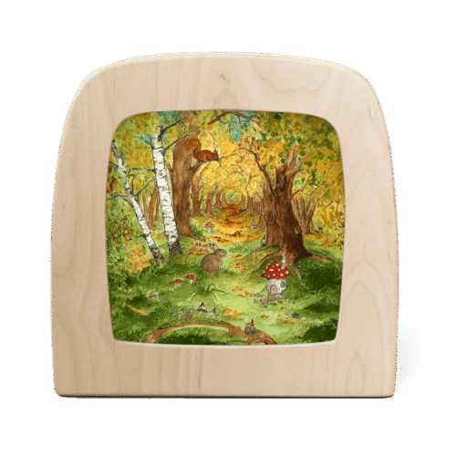 toverlux silhouette herfstbos