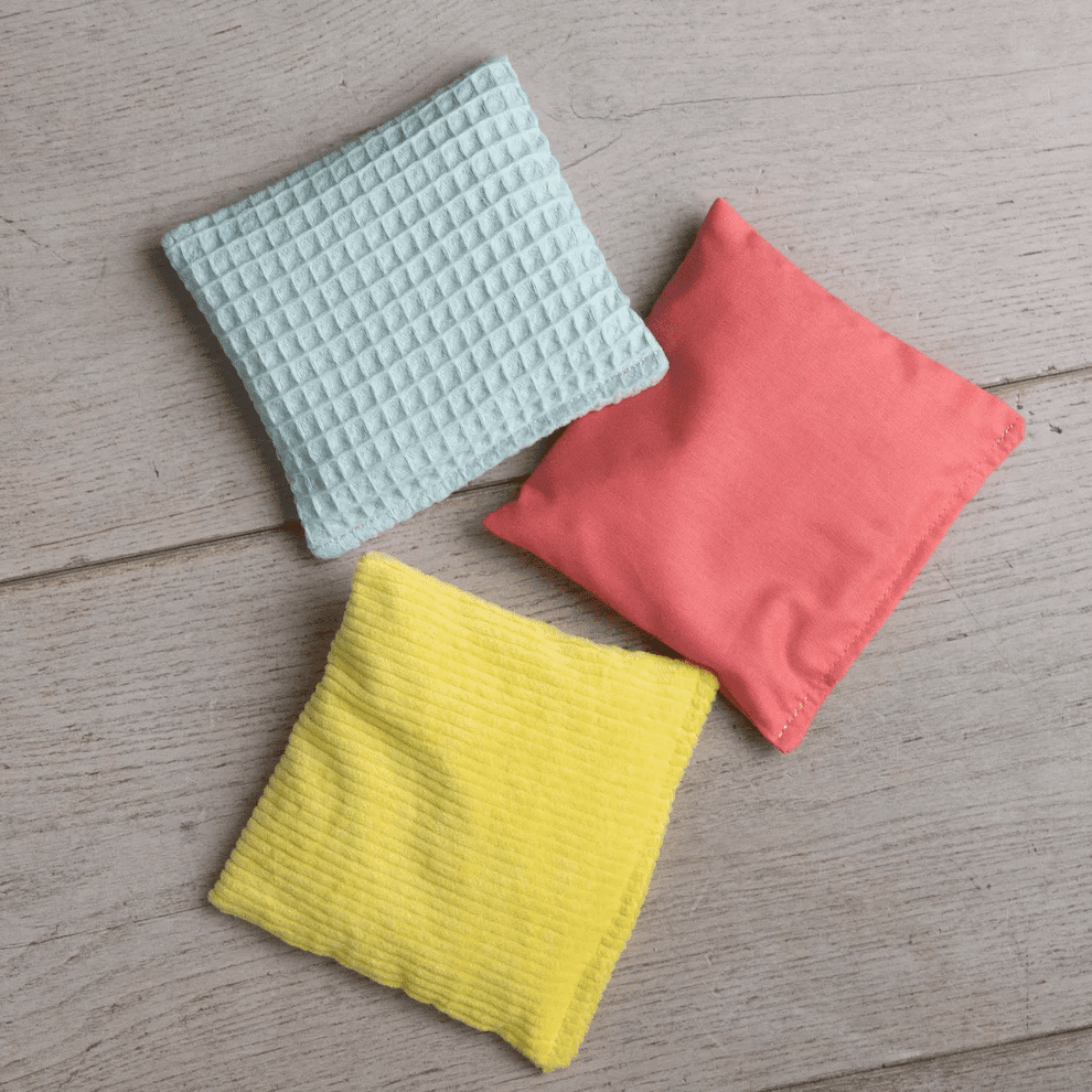 sensorische pittenzakjes pastel 3 stuks