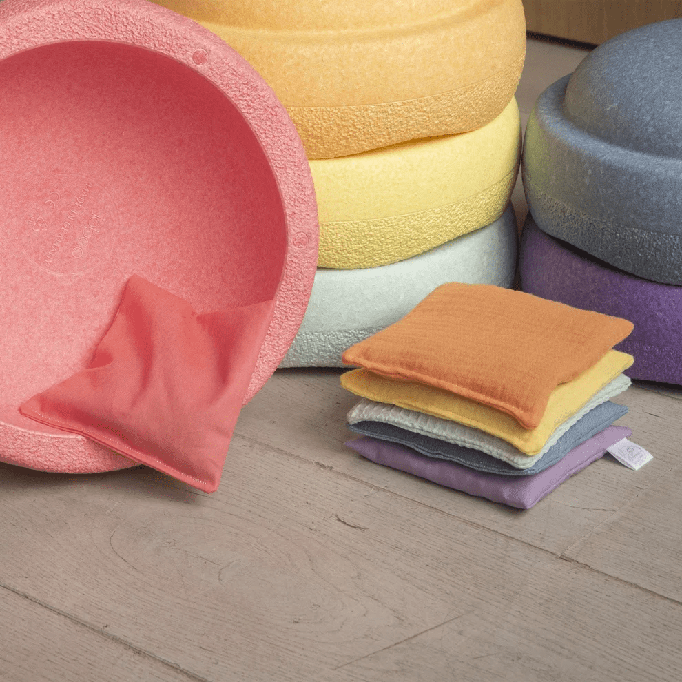 sensorische pittenzakjes pastel 3 stuks