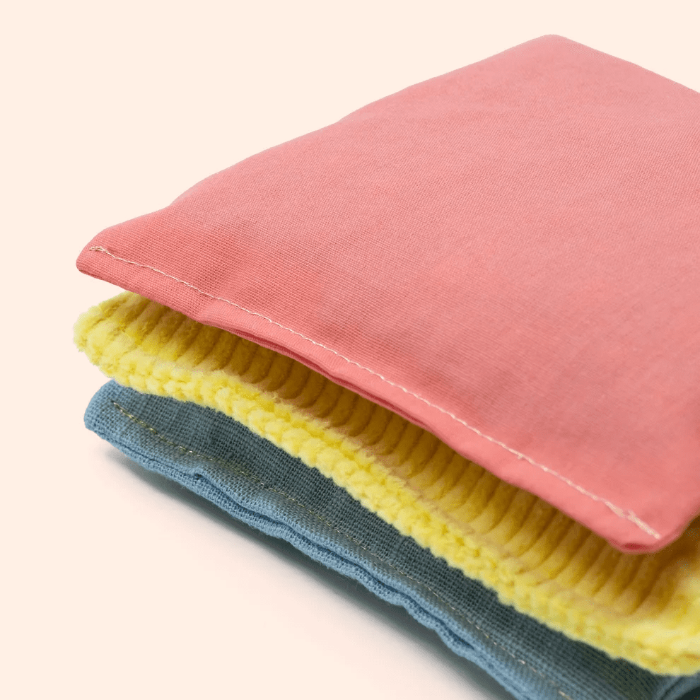 sensorische pittenzakjes pastel 3 stuks