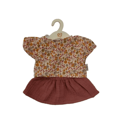 poppenkleding iris plum happy flower (gordi/34cm)