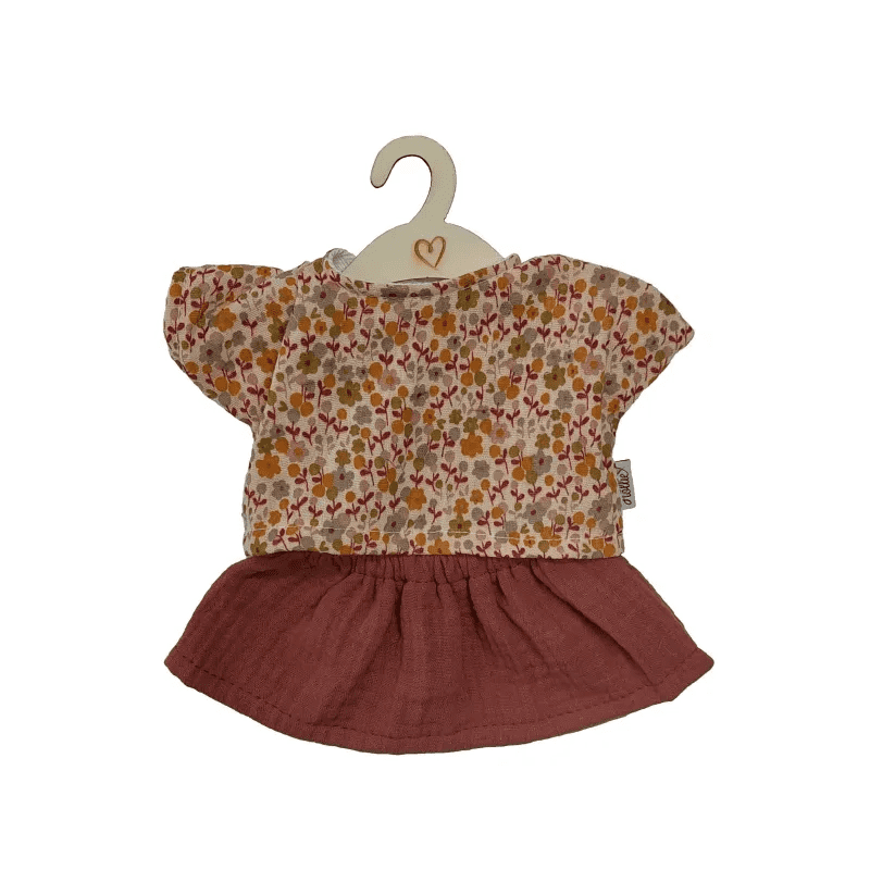 poppenkleding iris plum happy flower (gordi/34cm)