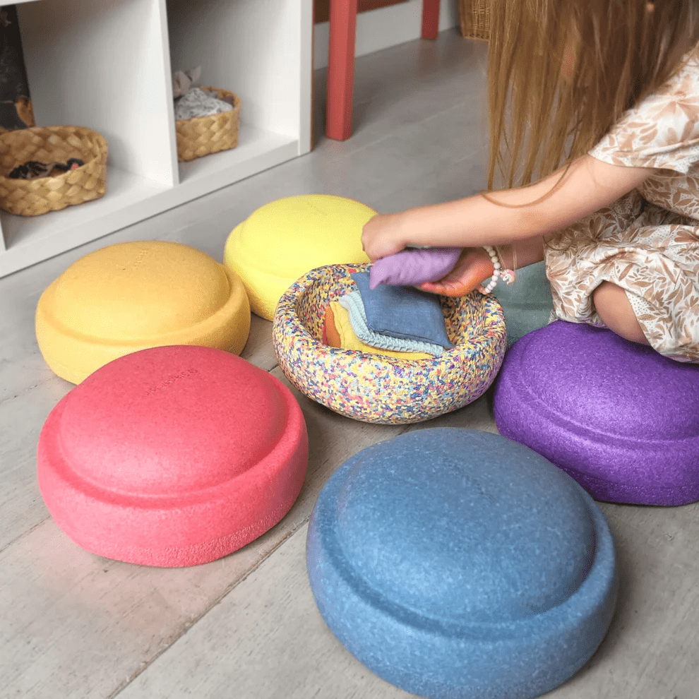 sensorische pittenzakjes pastel 3 stuks