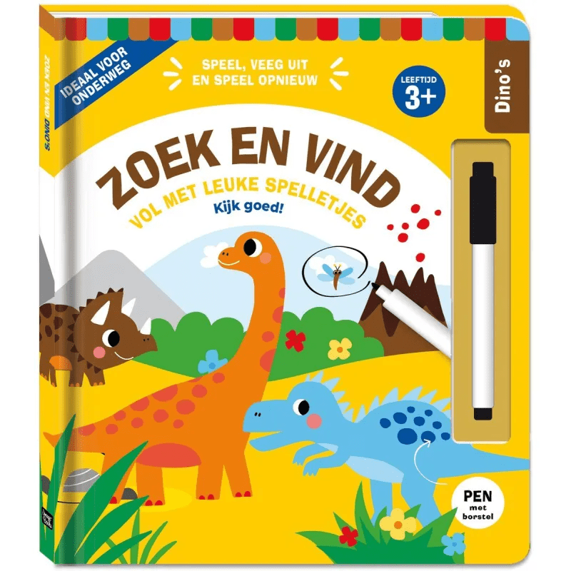 zoek en vind dino's