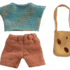maileg clothes and bag, little brother mouse