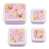 lunch en snack box set – bloementuin