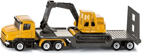sk1611 dieplader met baggerkraan
