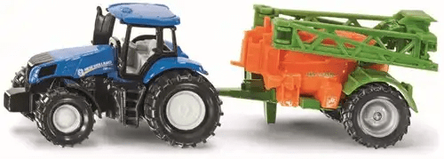 sk1668 new holland tractor met veldspuit