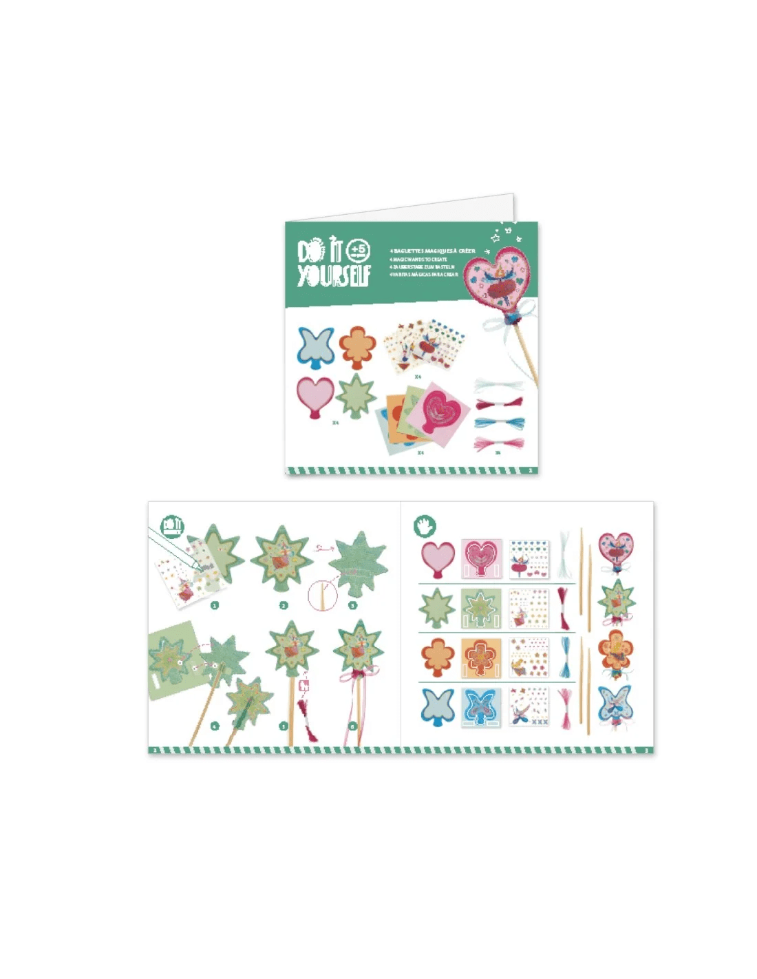 djeco knutselset toverstafjes little fairies +5