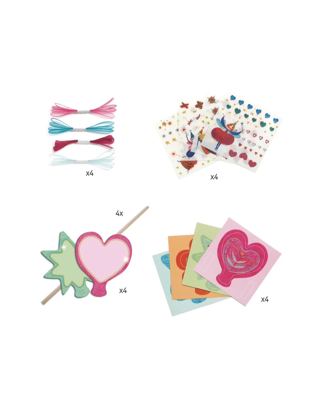 djeco knutselset toverstafjes little fairies +5