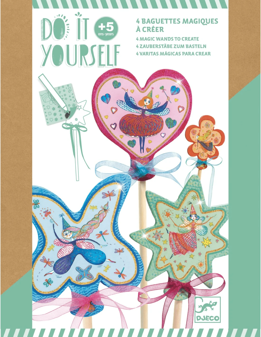 djeco knutselset toverstafjes little fairies +5