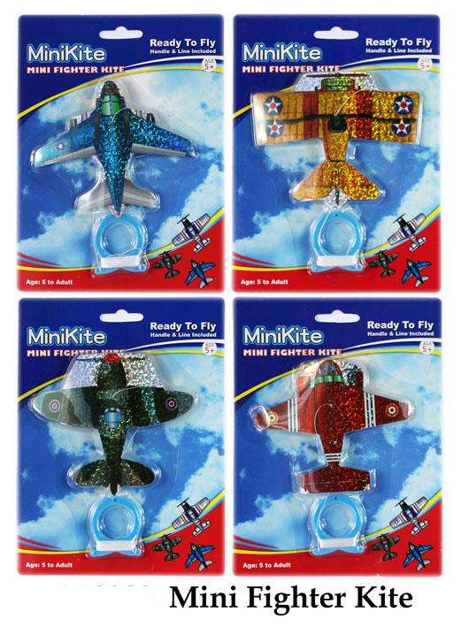 mini vliegers vliegtuigen 4 assorti