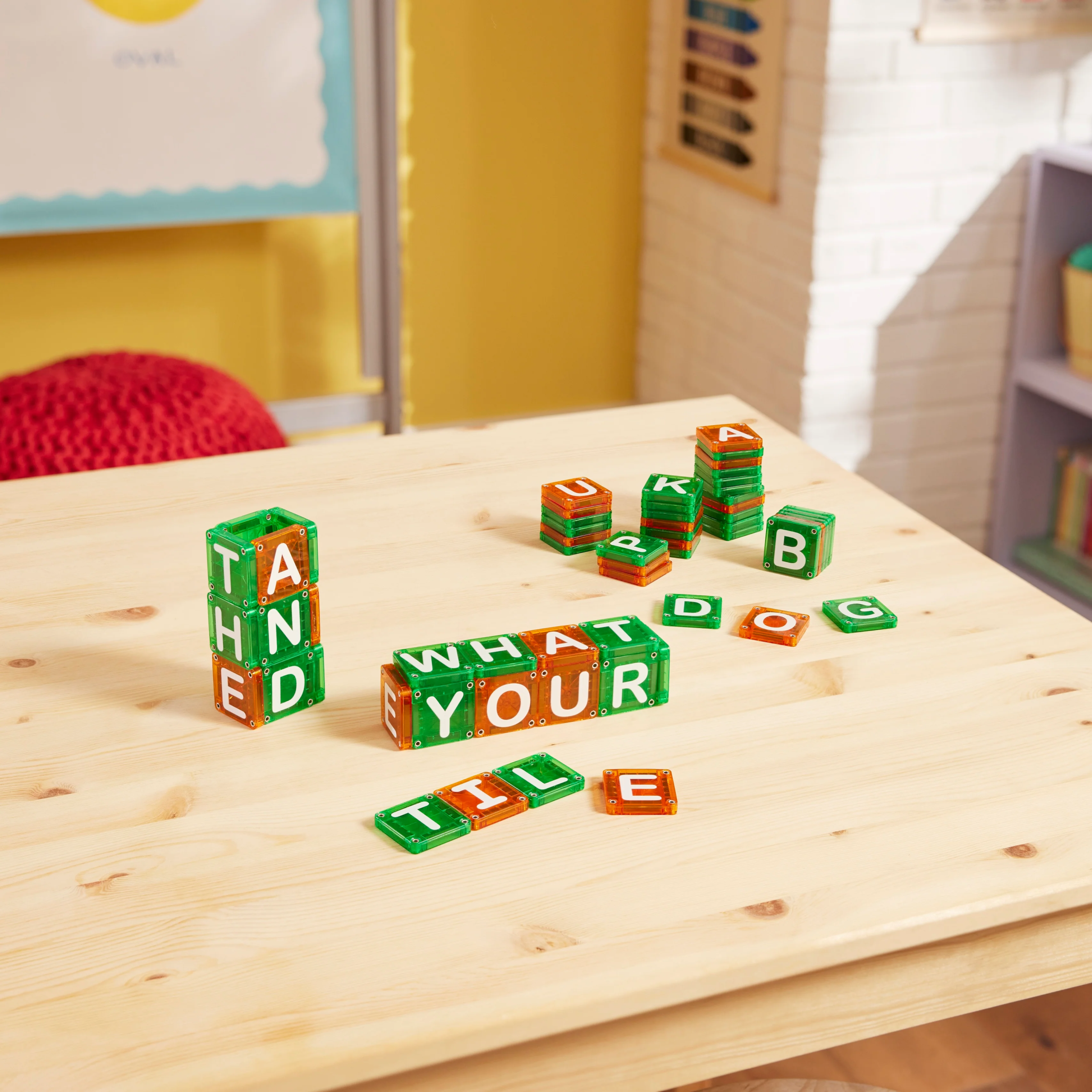 magna tiles micromags learn letters 56 piece set