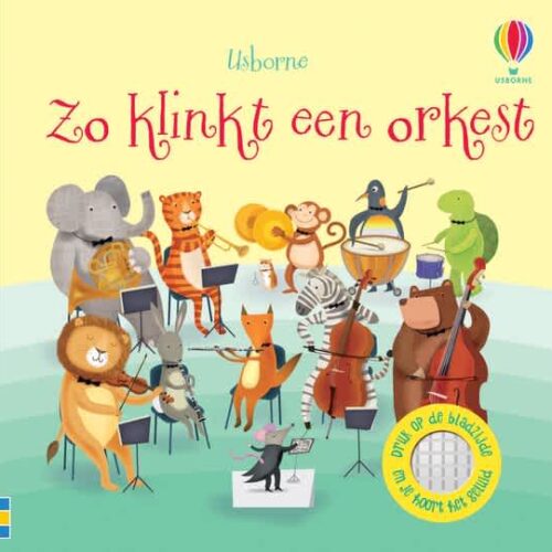 usborne zo klinkt een orkest geluidenboekje