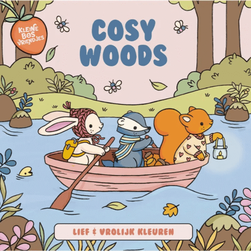 kleine bosvriendjes kleurboek cosy woods